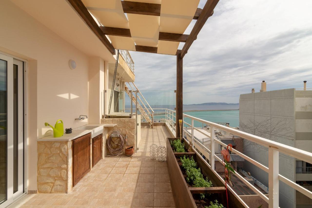 Penthouse Apartment In Downtown With Seaview Iraklio Exterior foto